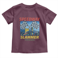 Speedway Slammer 2025 Toddler T Shirt Indiana Alcatraz Vintage Racing Graphic - Wonder Print Shop