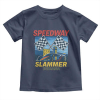 Speedway Slammer 2025 Toddler T Shirt Indiana Alcatraz Vintage Racing Graphic - Wonder Print Shop