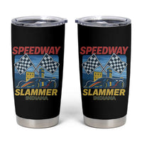 Speedway Slammer 2025 Tumbler Cup Indiana Alcatraz Vintage Racing Graphic - Wonder Print Shop