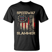 Speedway Slammer 2025 T Shirt We The People Patriotic Distressed American Flag - Wonder Print Shop