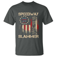 Speedway Slammer 2025 T Shirt We The People Patriotic Distressed American Flag - Wonder Print Shop