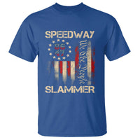 Speedway Slammer 2025 T Shirt We The People Patriotic Distressed American Flag - Wonder Print Shop