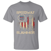 Speedway Slammer 2025 T Shirt We The People Patriotic Distressed American Flag - Wonder Print Shop