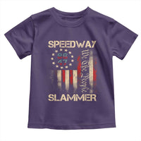 Speedway Slammer 2025 Toddler T Shirt We The People Patriotic Distressed American Flag - Wonder Print Shop