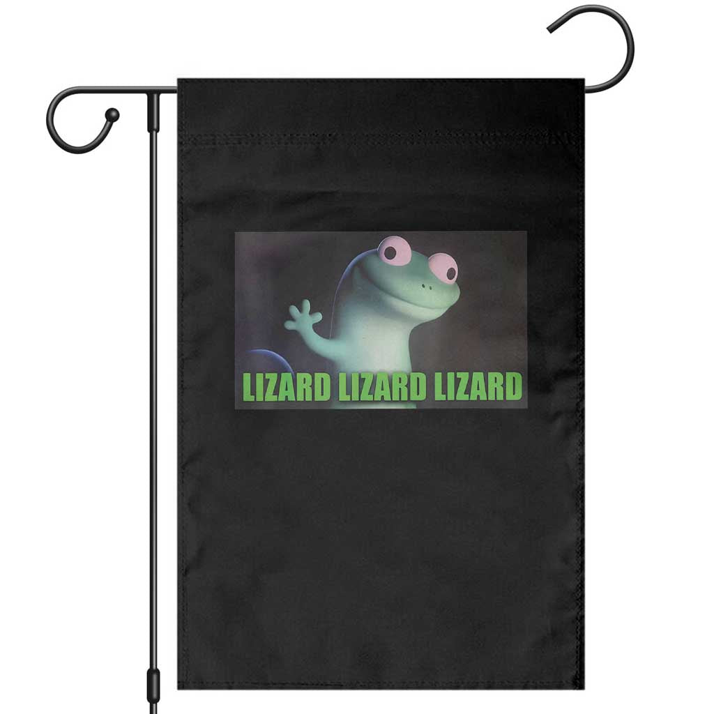 Funny Lizard Lizard Lizard Garden Flag Weirdcore Gecko Meme - Wonder Print Shop