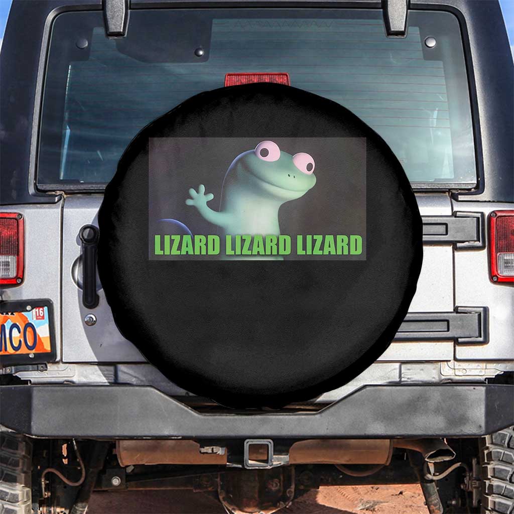 Funny Lizard Lizard Lizard Spare Tire Cover Weirdcore Gecko Meme - Wonder Print Shop