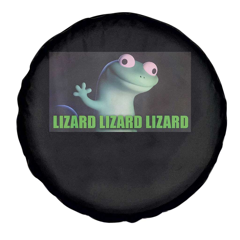 Funny Lizard Lizard Lizard Spare Tire Cover Weirdcore Gecko Meme - Wonder Print Shop