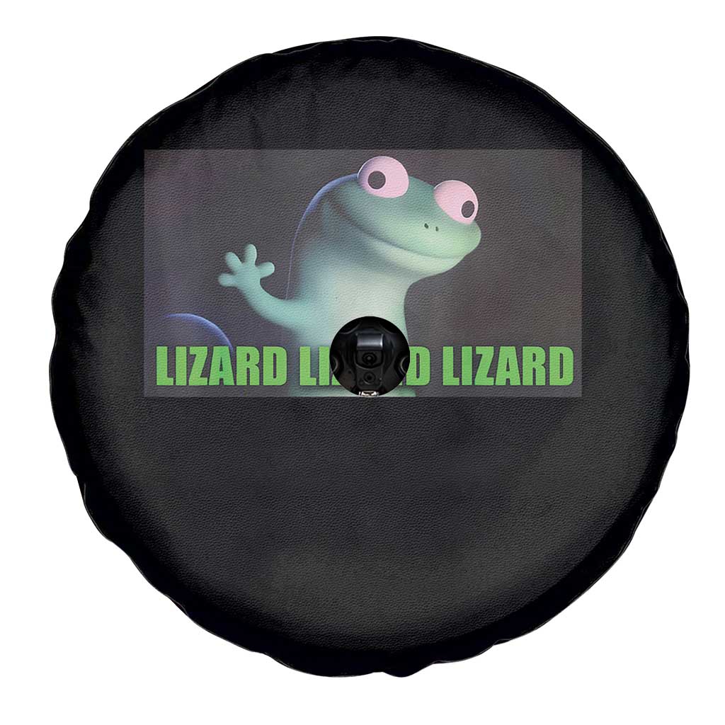 Funny Lizard Lizard Lizard Spare Tire Cover Weirdcore Gecko Meme - Wonder Print Shop