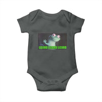 Funny Lizard Lizard Lizard Baby Onesie Weirdcore Gecko Meme - Wonder Print Shop