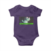 Funny Lizard Lizard Lizard Baby Onesie Weirdcore Gecko Meme - Wonder Print Shop