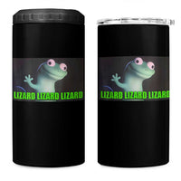 Funny Lizard Lizard Lizard 4 in 1 Can Cooler Tumbler Weirdcore Gecko Meme - Wonder Print Shop