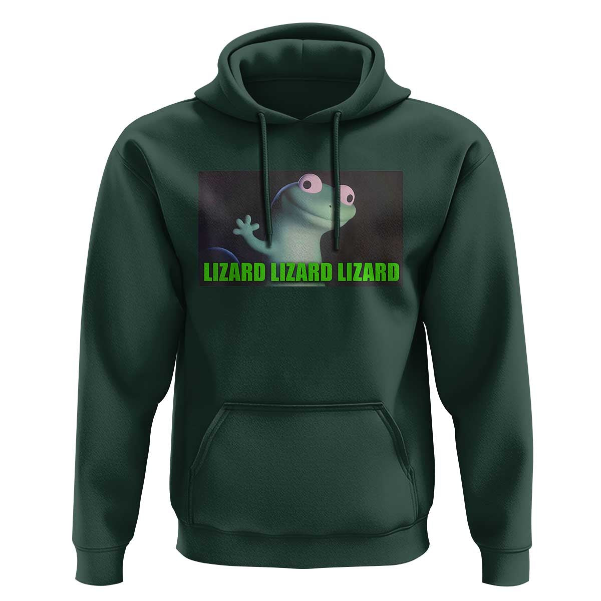 Funny Lizard Lizard Lizard Hoodie Weirdcore Gecko Meme - Wonder Print Shop