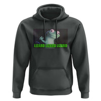 Funny Lizard Lizard Lizard Hoodie Weirdcore Gecko Meme - Wonder Print Shop