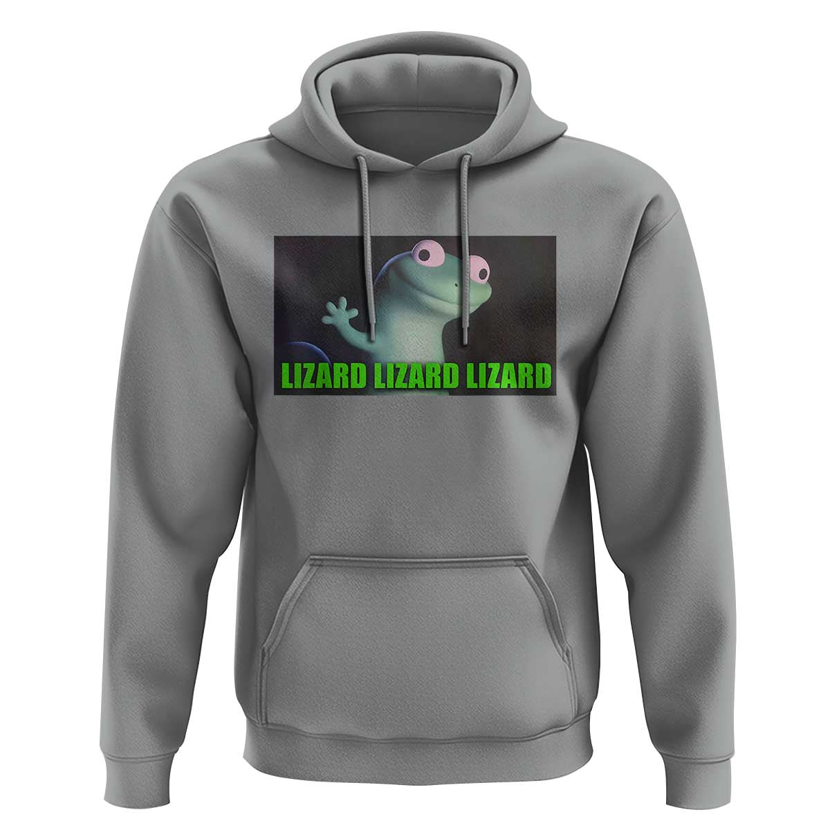 Funny Lizard Lizard Lizard Hoodie Weirdcore Gecko Meme - Wonder Print Shop