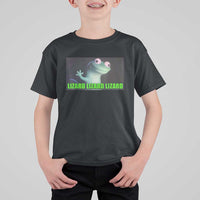 Funny Lizard Lizard Lizard T Shirt For Kid Weirdcore Gecko Meme - Wonder Print Shop