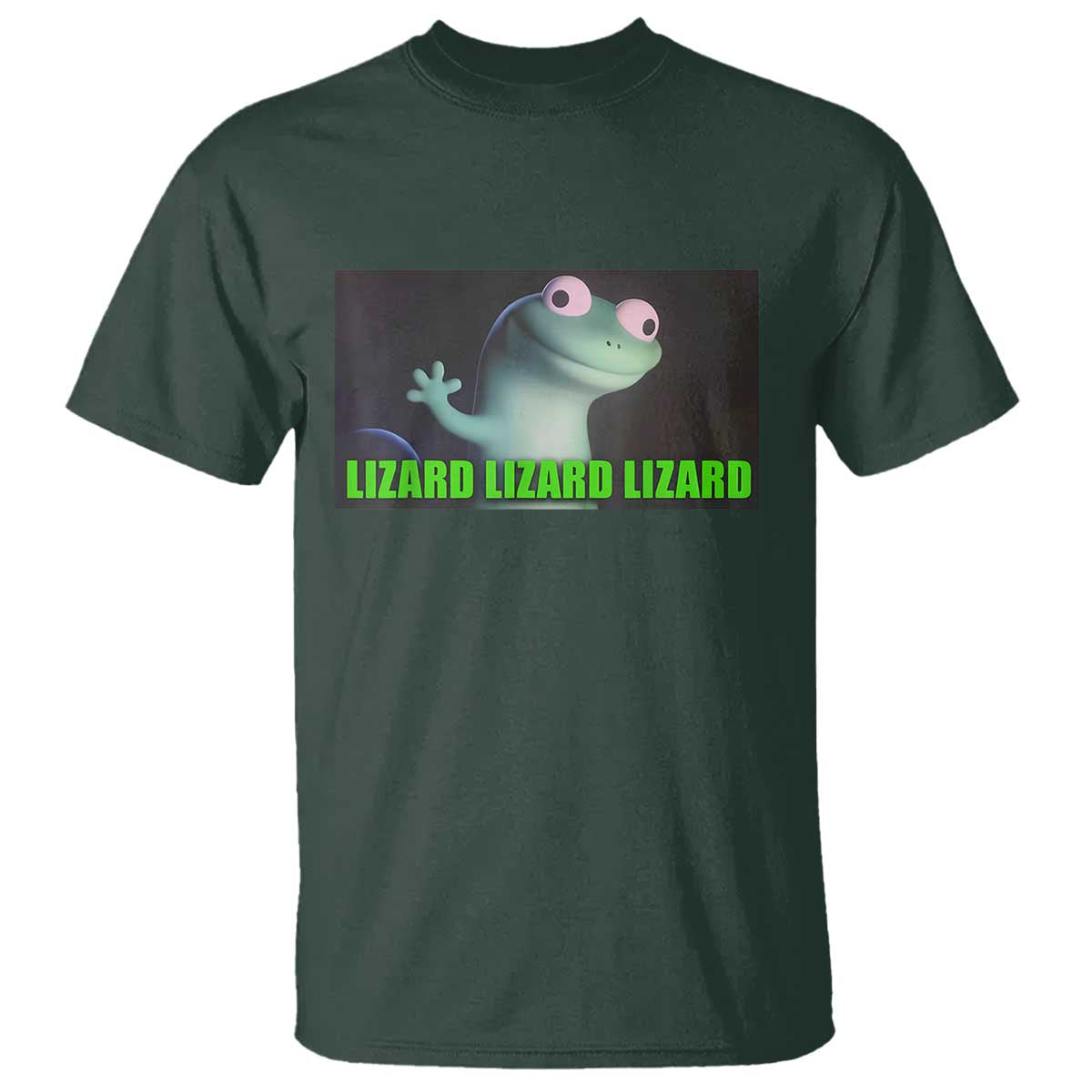 Funny Lizard Lizard Lizard T Shirt Weirdcore Gecko Meme - Wonder Print Shop