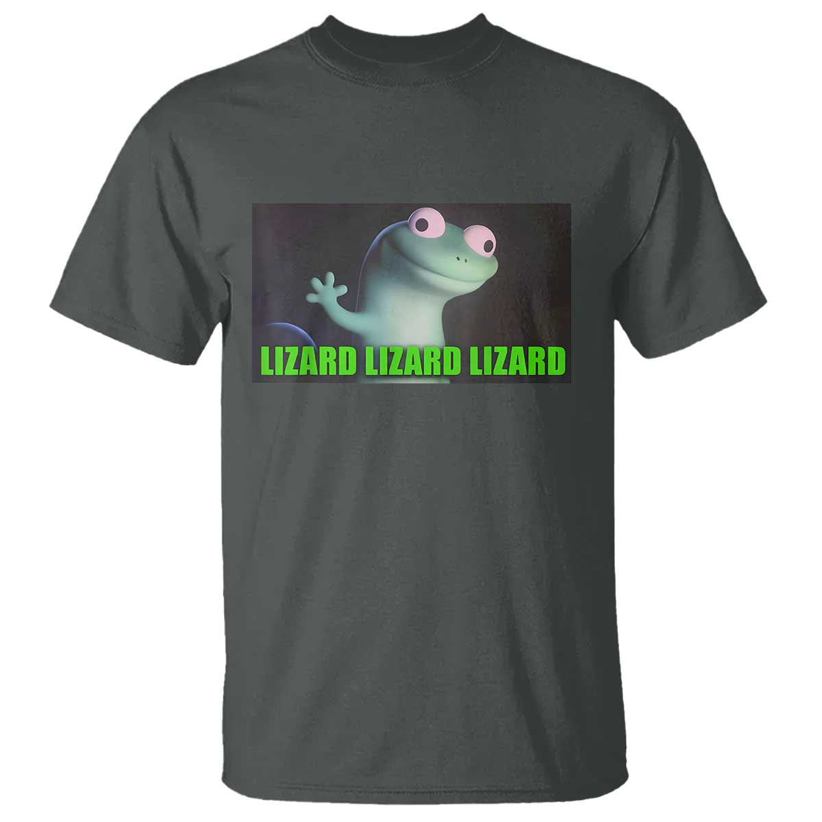 Funny Lizard Lizard Lizard T Shirt Weirdcore Gecko Meme - Wonder Print Shop