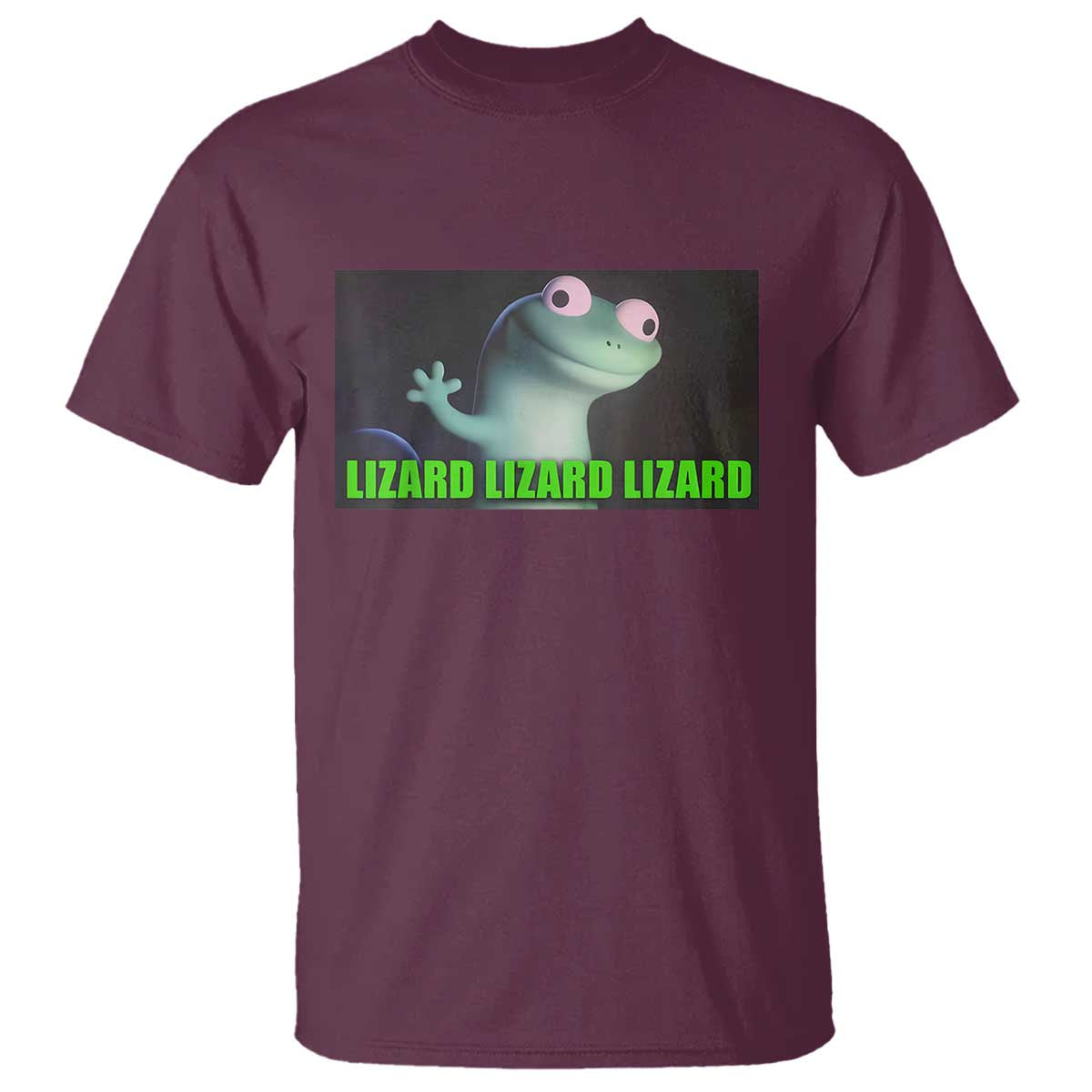 Funny Lizard Lizard Lizard T Shirt Weirdcore Gecko Meme - Wonder Print Shop