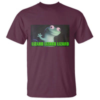 Funny Lizard Lizard Lizard T Shirt Weirdcore Gecko Meme - Wonder Print Shop
