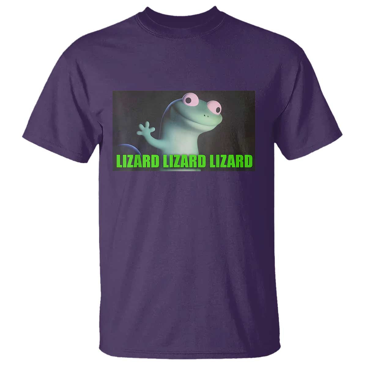 Funny Lizard Lizard Lizard T Shirt Weirdcore Gecko Meme - Wonder Print Shop