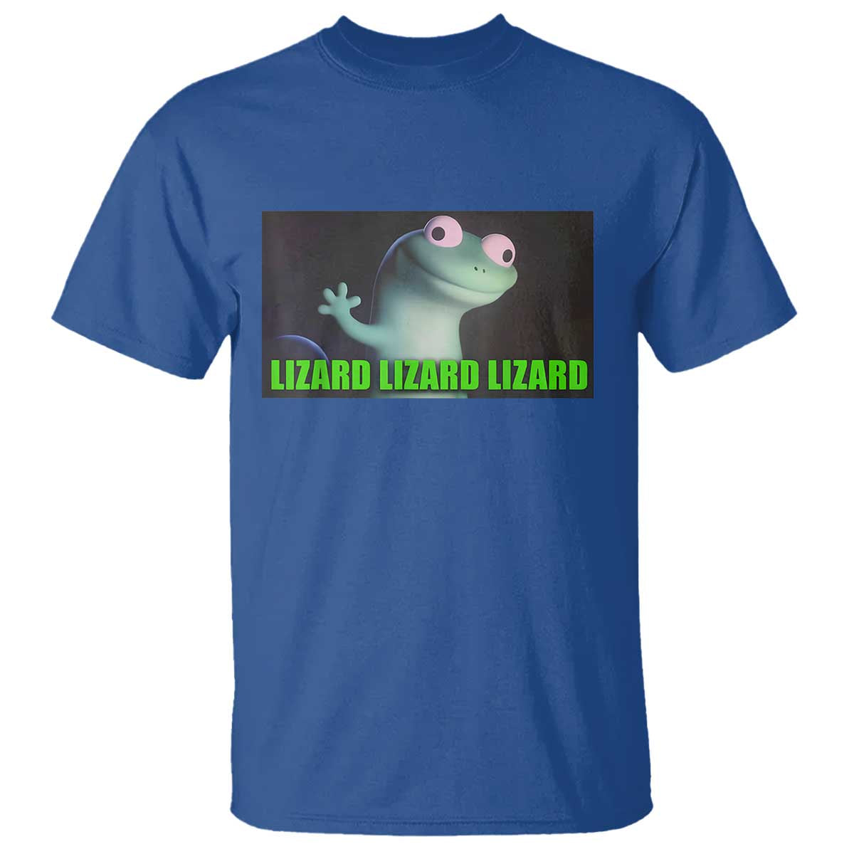 Funny Lizard Lizard Lizard T Shirt Weirdcore Gecko Meme - Wonder Print Shop