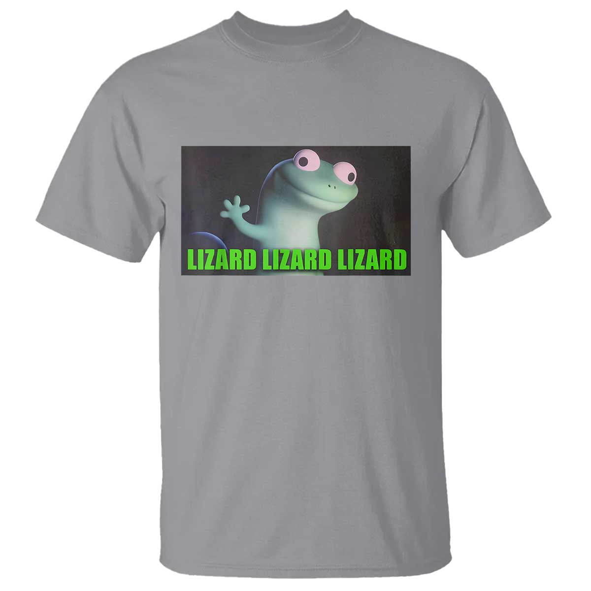 Funny Lizard Lizard Lizard T Shirt Weirdcore Gecko Meme - Wonder Print Shop