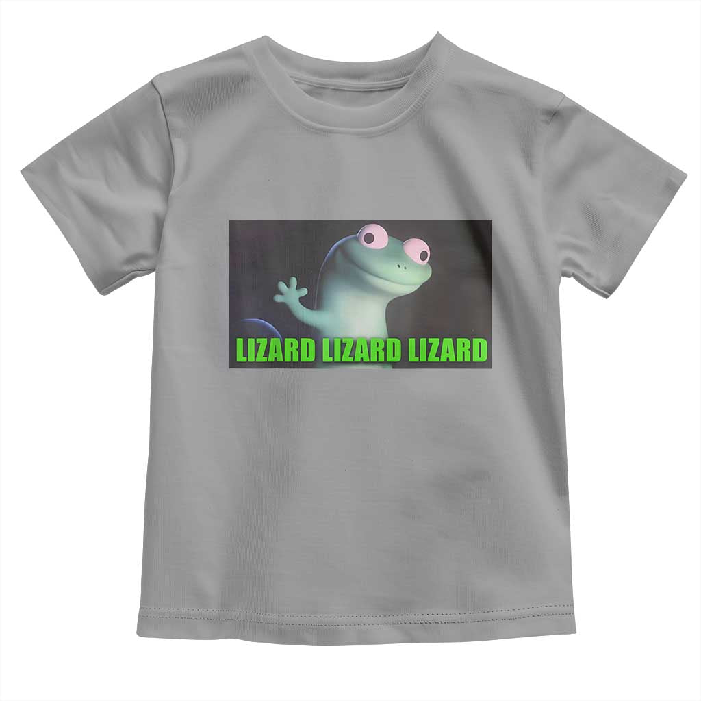 Funny Lizard Lizard Lizard Toddler T Shirt Weirdcore Gecko Meme - Wonder Print Shop