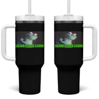 Funny Lizard Lizard Lizard Tumbler With Handle Weirdcore Gecko Meme - Wonder Print Shop