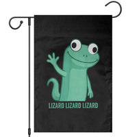 Funny Lizard Lizard Lizard Garden Flag Cute Gecko Reptile Meme - Wonder Print Shop