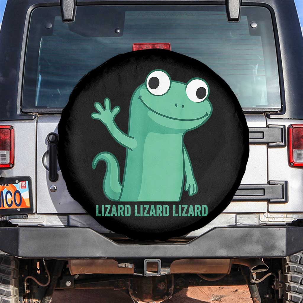 Funny Lizard Lizard Lizard Spare Tire Cover Cute Gecko Reptile Meme - Wonder Print Shop