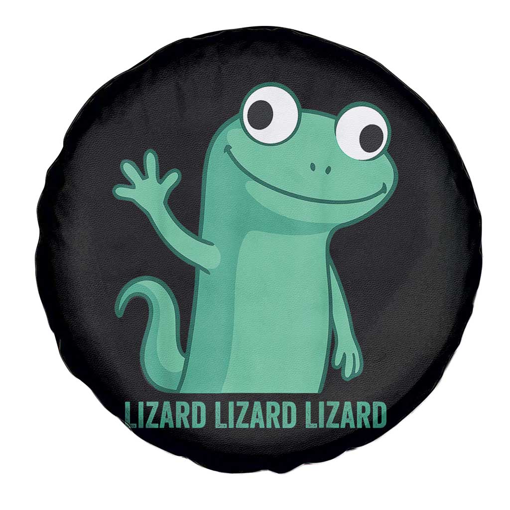 Funny Lizard Lizard Lizard Spare Tire Cover Cute Gecko Reptile Meme - Wonder Print Shop