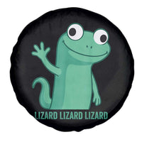 Funny Lizard Lizard Lizard Spare Tire Cover Cute Gecko Reptile Meme - Wonder Print Shop