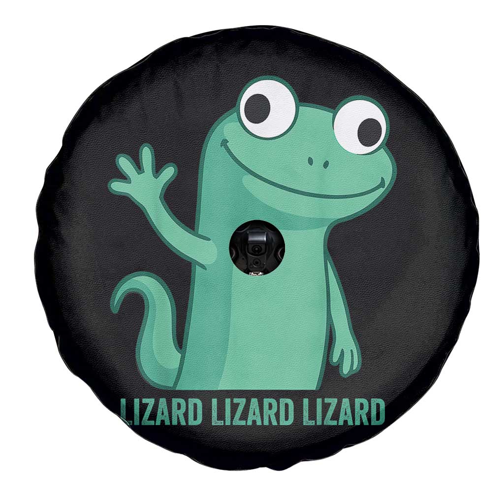 Funny Lizard Lizard Lizard Spare Tire Cover Cute Gecko Reptile Meme - Wonder Print Shop