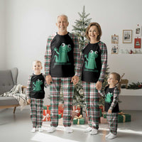 Funny Lizard Lizard Lizard Plaid Pajama Set Cute Gecko Reptile Meme - Wonder Print Shop