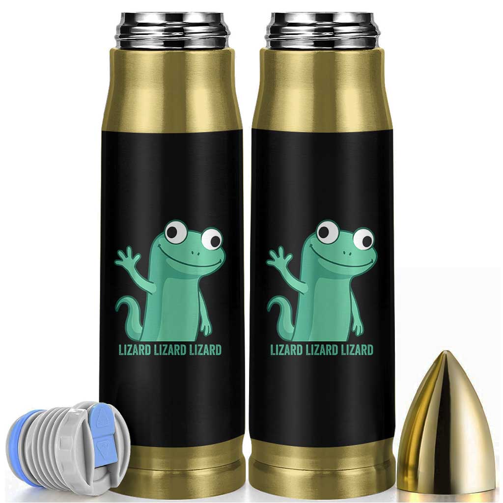 Funny Lizard Lizard Lizard Bullet Tumbler Cute Gecko Reptile Meme - Wonder Print Shop