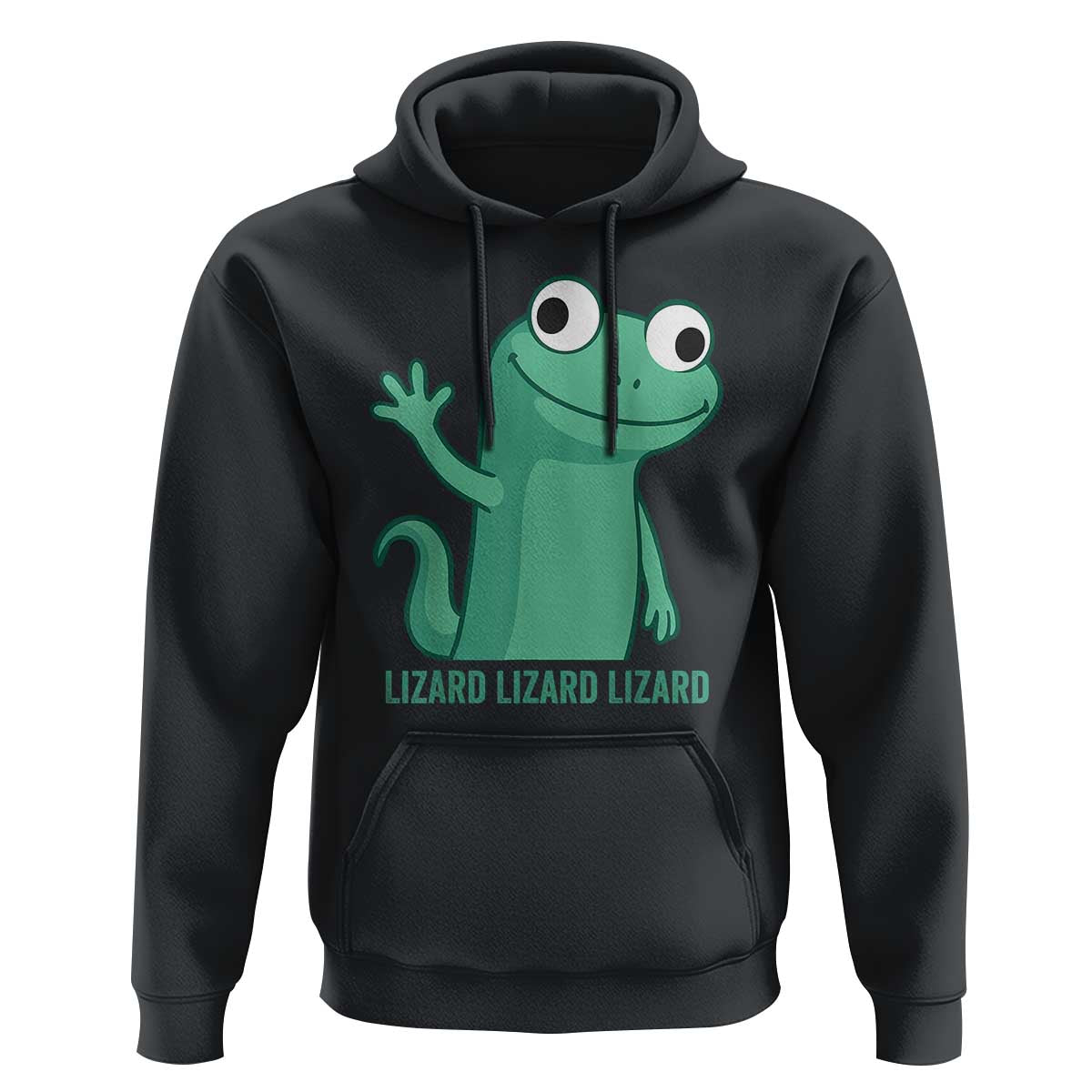 Funny Lizard Lizard Lizard Hoodie Cute Gecko Reptile Meme - Wonder Print Shop