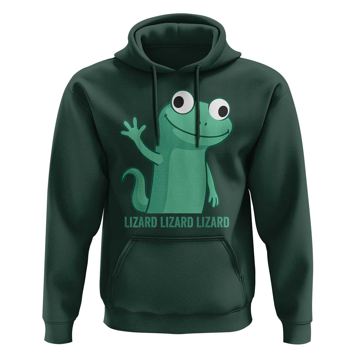 Funny Lizard Lizard Lizard Hoodie Cute Gecko Reptile Meme - Wonder Print Shop