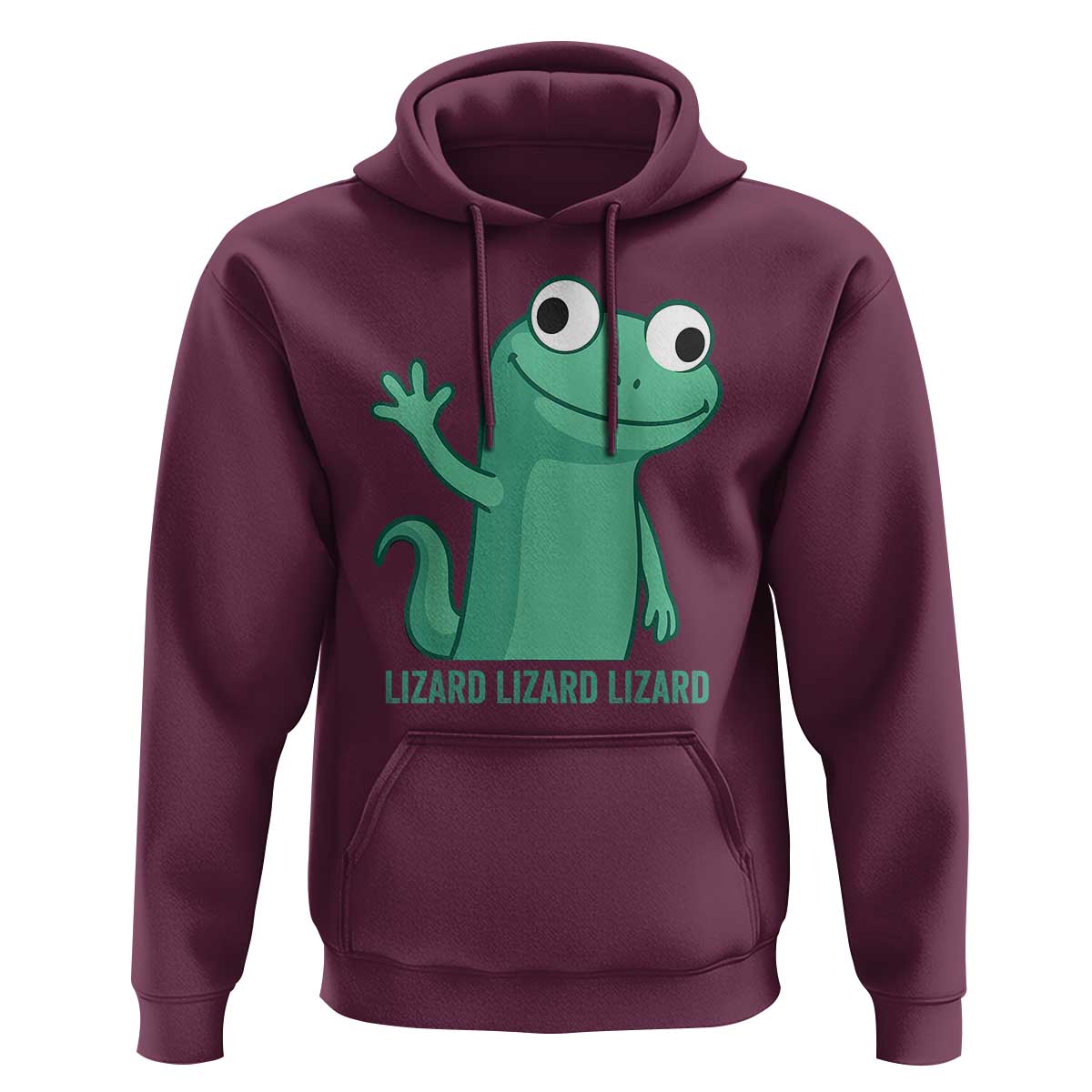 Funny Lizard Lizard Lizard Hoodie Cute Gecko Reptile Meme - Wonder Print Shop