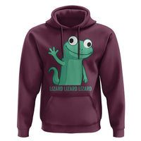 Funny Lizard Lizard Lizard Hoodie Cute Gecko Reptile Meme - Wonder Print Shop