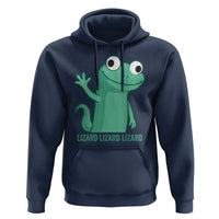 Funny Lizard Lizard Lizard Hoodie Cute Gecko Reptile Meme - Wonder Print Shop