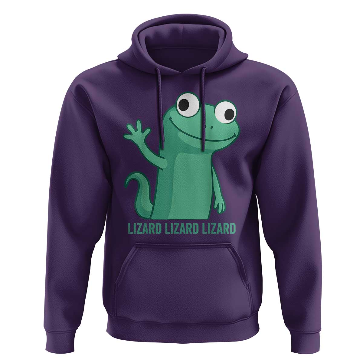 Funny Lizard Lizard Lizard Hoodie Cute Gecko Reptile Meme - Wonder Print Shop