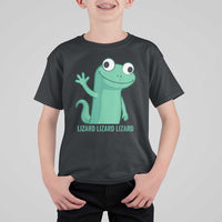 Funny Lizard Lizard Lizard T Shirt For Kid Cute Gecko Reptile Meme - Wonder Print Shop