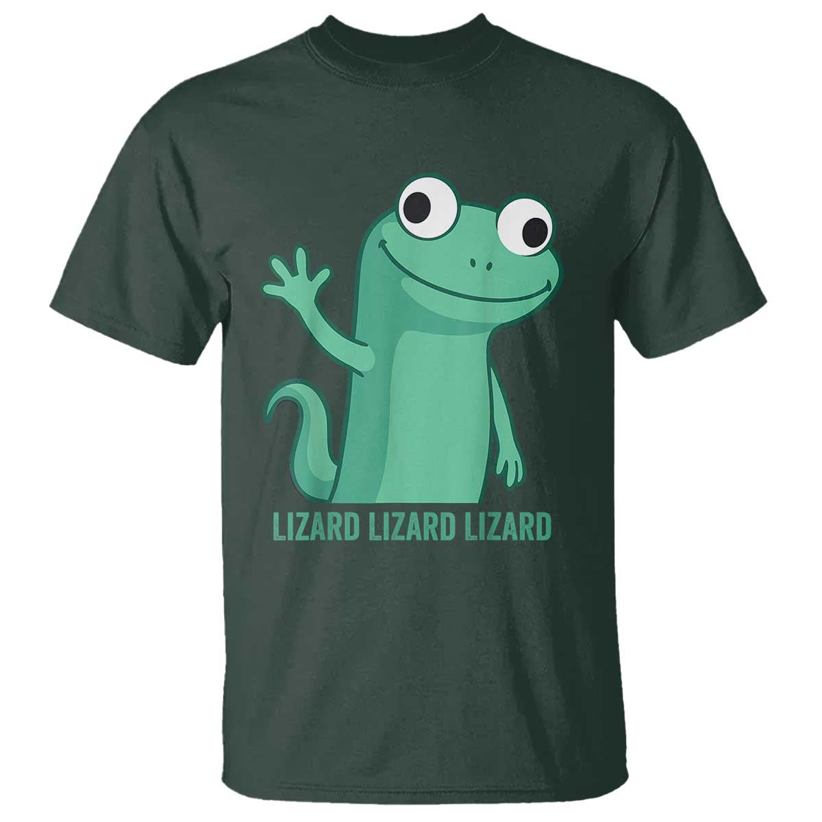 Funny Lizard Lizard Lizard T Shirt Cute Gecko Reptile Meme - Wonder Print Shop