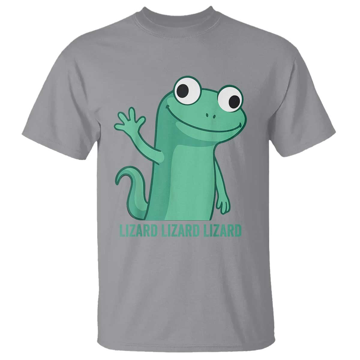 Funny Lizard Lizard Lizard T Shirt Cute Gecko Reptile Meme - Wonder Print Shop
