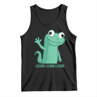 Funny Lizard Lizard Lizard Tank Top Cute Gecko Reptile Meme - Wonder Print Shop