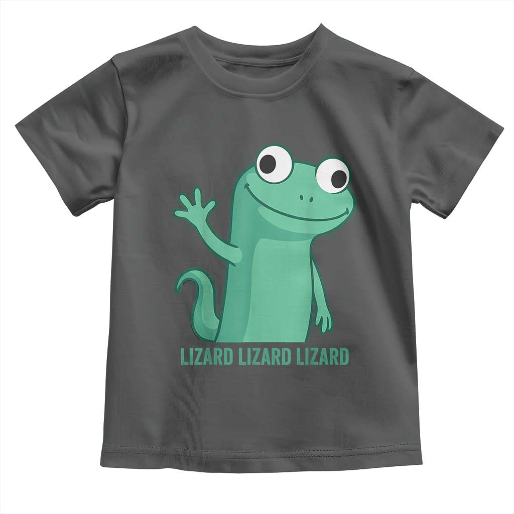 Funny Lizard Lizard Lizard Toddler T Shirt Cute Gecko Reptile Meme - Wonder Print Shop