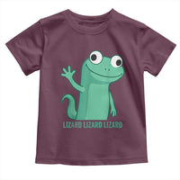 Funny Lizard Lizard Lizard Toddler T Shirt Cute Gecko Reptile Meme - Wonder Print Shop