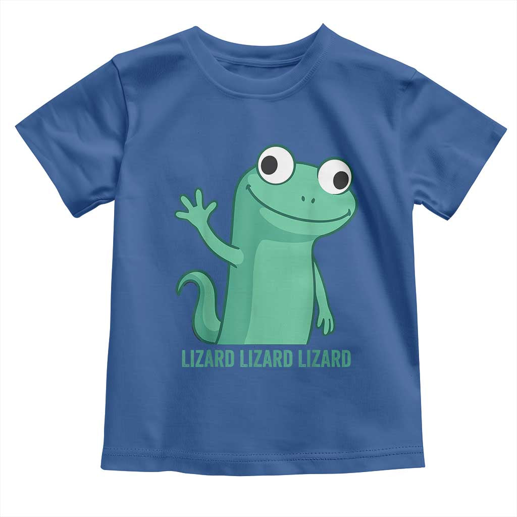Funny Lizard Lizard Lizard Toddler T Shirt Cute Gecko Reptile Meme - Wonder Print Shop