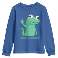 Funny Lizard Lizard Lizard Youth Sweatshirt Cute Gecko Reptile Meme - Wonder Print Shop