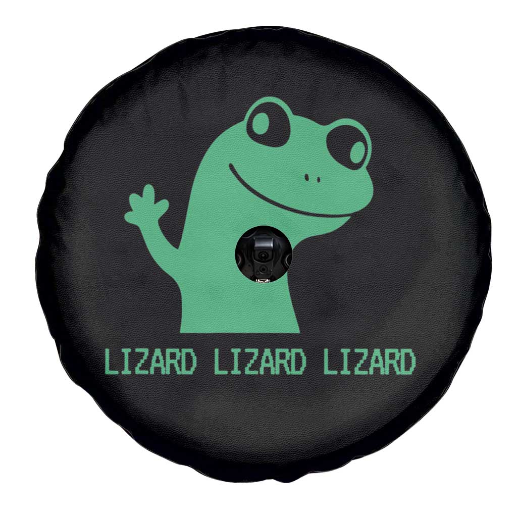 Funny Lizard Lizard Lizard Spare Tire Cover Weirdcore Gecko Reptile Meme - Wonder Print Shop